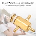 Miniatyrbild 8 av 8: 5mm Dental Vattenkälla Växla Konvertera Omkopplare Professionell Metall Tandläkarstol Omkopplare Ventil Tillbehör