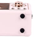 Miniatyrbild 4 av 5: Retro Bluetooth-högtalare kraftfull subwoofer-effekt bärbar mini utomhushögtalare rosa