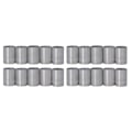 Miniatyrbillede 2 af 8: 20 stk. Airconditionings-Slangeforbindelsesdæksel Aluminium AC-Slange Rørforbindelsesdæksel Rørbeslag Dæksel 5/8 tommer