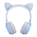 Miniatyrbillede 2 af 5: Katteøre Bluetooth 5.0 Hovedtelefoner LED Støjreduktion Unge Mennesker Børn Sød Headset Support Hukommelseskort