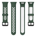 Miniatyrbillede 5 af 5: Udskiftningsremme Kompatibel med Xiaomi Band7 Pro Åndbar Blød Silikone Smart Watch Band Armbånd Dobbelt Farve