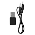 Miniatyrbild 2 av 8: Bluetooth trådlös adapter 5.0 mottagare och sändare två i en sändtagare svart