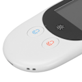 Miniatyrbillede 4 af 8: Sprog Oversætter Enhed 2.4in Touch Screen Real Time To Vejs Oversættelse Bærbar Intelligent Stemme Oversætter Hvid