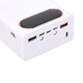 Miniatyrbild 8 av 8: L16 16x18650 DIY Power Bank 2 USB-utgång 22,5W Snabbladdning Batterilåda med LCD-display och Micro Type C-ingång Vit