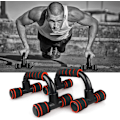 Miniatyrbild 2 av 8: Ergonomiska Push-up Bar Ställ för Ökad Effektivitet, Lutande Push-up Bar Ställ med Halkfria Skumgrepp för Säkrare Överkroppsövningar