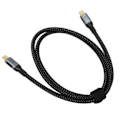 Miniatyrbild 1 av 5: USB 4.0 Gen 3 datakabel 40 Gbps överföring 240 W laddningsstöd 8K 60 Hz skärm Typ C till Typ C sladd för bärbar dator surfplatta