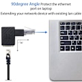 Pikkukuva 4 / 5: Suora Ethernet-sovitin, RJ45-uros naaras