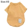 Miniatyrbillede 2 af 5: Kæledyr efterår og vinter varm strik sweater Solid kæledyr sweater