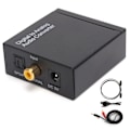 Miniatyrbild 1 av 5: 3,5 mm ljudadapter digital optisk koaxial till analog RCA L R-omvandlare för professionell ljudväxling i hemmet (värd USB-kabel optisk kabel ljud