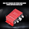 Miniatyrbillede 6 af 8: Mini 12V 2 Kanals HiFi Stereo Bas Audio Forstærker Digital Amp
