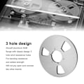 Miniatyrbilde 5 av 5: 1/4 10,5 tommers tom trommel 3 hull aluminiumlegering universell åpningsmaskin del lydtape trommel for Pioneer