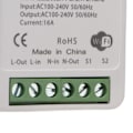 Miniatyrbilde 4 av 8: Smart WIFI-bryter APP Fjernkontroll Stemmestyring Timing AC100‑240V 16A for TUYA for Hjemmekontor