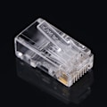 Miniatyrbilde 3 av 5: 100 stk/pakke Cat6 Cat6a nettverksinternett-kontakt 8P8C RJ45 modulære pluggkabelhoder