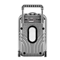 Miniatyrbild 1 av 3: Mini Trådlös Bluetooth Högtalare Resväska Form Bärbar Plug In Kort Musikspelare (Grå)