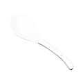 Miniatyrbillede 3 af 5: Stor porcelænsspoon Hvid Multifunktionel Langskaftet Keramisk Grødske til hjemmerestaurant