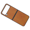 Miniatyrbild 4 av 5: Fällbar skärmtelefonfodral i syntetiskt läder, reptåligt skyddsfodral för Samsung Galaxy Z FLIP 4