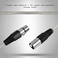 Miniatyrbillede 2 af 5: Høj kvalitet XLR han til hun mikrofon kabel lyd mikrofon kabel (10 m)
