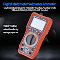 Miniatyrbild 1 av 5: UYIGAO LCD Digital Multimeter Voltmeter Ammeter Resistans Frekvens AC DC Kapacitans Testare