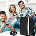 Miniatyrbillede 3 af 5: Bæretaske Kompatibel med PS5 Spilkonsol Bærbar Rejserygsæk Kompatibel med PS5 Spilcontroller Tilbehør Opbevaringspose Skuldertaske