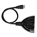 Miniatyrbild 3 av 5: 3 ingångar 1 utgång HD Multimedia Interface-omvandlare 4K Switch Hub Box Splitter med kabel