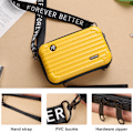 Miniatyrbild 5 av 5: Resväska liten väska crossbody enkel axel personlighet hålla mini resebox stil väska