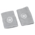 Miniatyrbild 5 av 5: 2 set svettband handledsskydd för män kvinnor gym löpning basket sport handledsstöd bandage omslag ärm