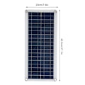 Miniatyrbild 6 av 8: Solcellsladdare, 12V Batteriladdare med Vattentät Solpanel för Pålitlig Strömförsörjning Under Utomhusäventyr