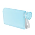 Miniatyrbild 4 av 8: Transparent Slim Design Platt Vattenflaska, Läcksäker Mångsidig Användning För Utomhusaktiviteter, Återanvändbar Portabel Flaska För Vardaglig Hydrering
