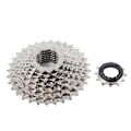 Miniatyrbild 1 av 8: Högpresterande cykelkassett frihjul för elcykel, 7 växlar 32T kompatibel med MTB bakväxel, superlätt stålmaterial, smidig växel