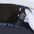 Pikkukuva 5 / 5: Renkaan syvyysmittarit, renkaan kulutuspinnan syvyysmittari, digitaalinen syvyysmittari LCD-näytöllä autoille, moottoripyörille, kuorma-autoille, metri/tuuma, 0-25 mm