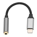 Pikkukuva 4 / 5: D0101 USBC Type C -sovitinportti 3,5 mm:n Aux-ääniliitäntään Kuulokkeet Kuulokkeet USB-kaapeli (harmaa)
