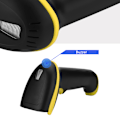 Miniatyrbild 4 av 5: Handhållen trådlös 2,4 GHz laserstreckkodsläsare för iOS Android Windows Yollow