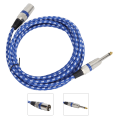 Miniatyrbillede 4 af 5: JORINDO XLR til 1/4 tommer 6,35 mm han-kabel afbalanceret signalforbindelse mikrofonledning
