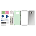 Miniatyrbillede 1 af 5: Bagrude Glas Udskiftning til S8+ S8 Plus Bagcover Front Ydre Glas Reparationssæt Forudinstalleret Linse og Klæbemiddel