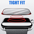 Miniatyrbillede 2 af 4: Hærdet Glas Skærmbeskyttelse til Apple Watch 40mm - Tyk og Transparent