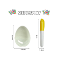 Miniatyrbilde 2 av 5: Påske Luminous Plast Egg Blanke Påske Egg med Fargepenner for Kunstig Egg DIY Maling og Dekorering