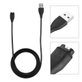 Miniatyrbillede 5 af 5: Sort 1m/3,3ft datakabel udskiftning USB opladerkabel til Garmin fenix5 5S 5X，forerunner935