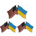Pikkukuva 3 / 3: 2 kpl 2022 Ukrainan lipun rintamerkki kansalliset liehuvat lippunapit metalliset lippunapit rintamerkki rintamerkki