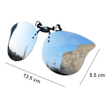 Miniatyrbild 5 av 5: Polariserade Cat Eye Clip On Solglasögon