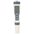 Miniatyrbild 3 av 7: Hydroponisk pH EC-mätare, Digital salthaltsmätare för pooler och akvarier, Multiparameter vattenkvalitetsmätare med automatisk temperaturkompensation