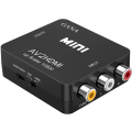 Pikkukuva 1 / 5: RCA HDMI:lle, 1080P Mini RCA Composite CVBS AV HDMI-videomuunnin