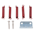 Miniatyrbild 2 av 8: Gitarr Tremolo Bridge Fjädrar Kit Ersättning Ljudlös Noggrann Instrument Tillbehör Röd