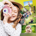 Miniatyrbild 3 av 5: X200 barnkamera Mini liten systemkamera tecknad leksak digitalkamera