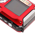 Miniatyrbillede 5 af 8: Full HD 2.7K 48MP 10ft Vandtæt Undervands Digitalkamera 16X Digital Zoom Forreste Bagerste Dobbelte Skærmer Vandtæt Digitalkamera Rød