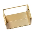Miniatyrbild 3 av 5: Liten gul docka display case transparent stapelbar klar display box leksak förvaringsställ för mini figurer samlarobjekt
