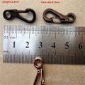 Miniatyrbild 3 av 5: 5/10 st/förpackning Mini-karbinhakar i zinklegering, fjäderbelastade ryggsäckslås, EDC-nyckelring, karbinhake för vandring, klättring, camping, flaskhakar