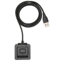 Miniatyrbillede 1 af 5: 5V 500mA USB-oplader til Fitbit Blaze Smart Fitness Watch 1m/3,3ft længde sort