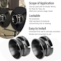 Miniatyrbilde 8 av 8: 1 Par 10 Tommer NAB Hub-adaptere Polert Aluminiumslegering Åpner Universal Lasteenhet for Studer ReVox for Akai (Grå)