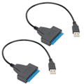 Pikkukuva 5 / 5: 2 kpl kannettava USB 2.0 -portti pitkään koteloon SATA-liitäntäkaapeli laitteistotarvike