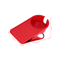 Miniatyrbillede 6 af 8: Drikkekopholder Stativ Klemme Stor Plast Skrivebord Side Klip til Computer Spil Bord